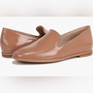 Effortless Slip-on Glossy Brown Loafers - smoke & pet free home - never worn
